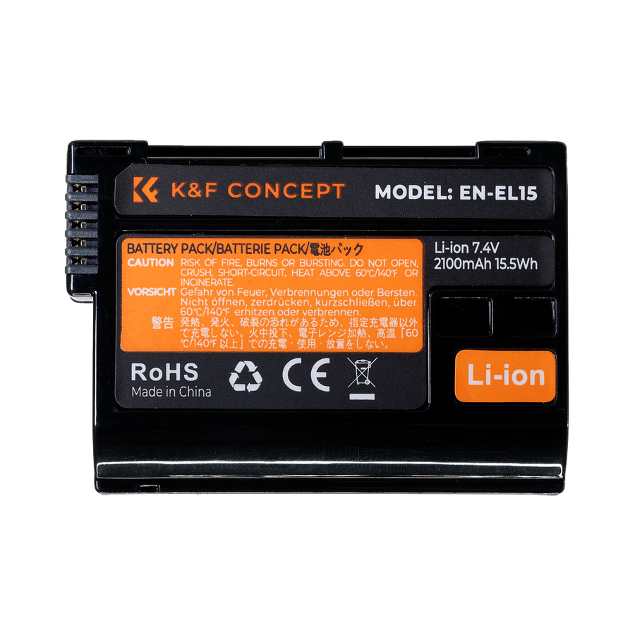 K&F EN-EL15 Camera Battery for Nikon Cameras | KF28.0012V3