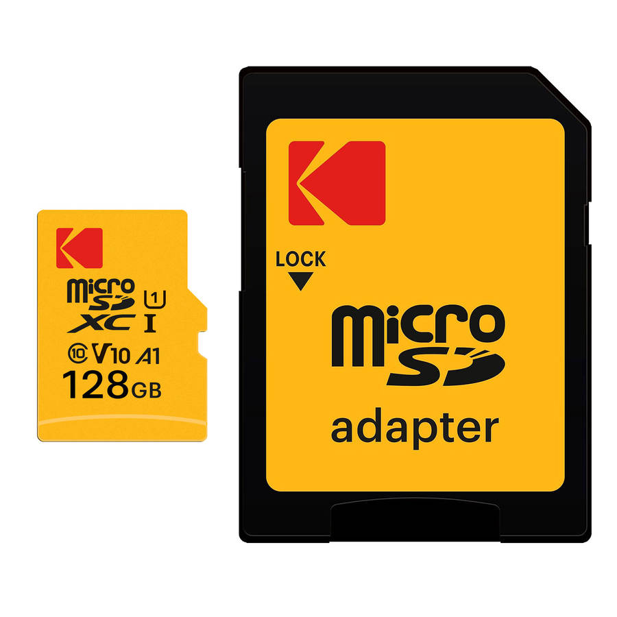 EKMSDM128GXC10K | Kodak 128GB MicroSD V10