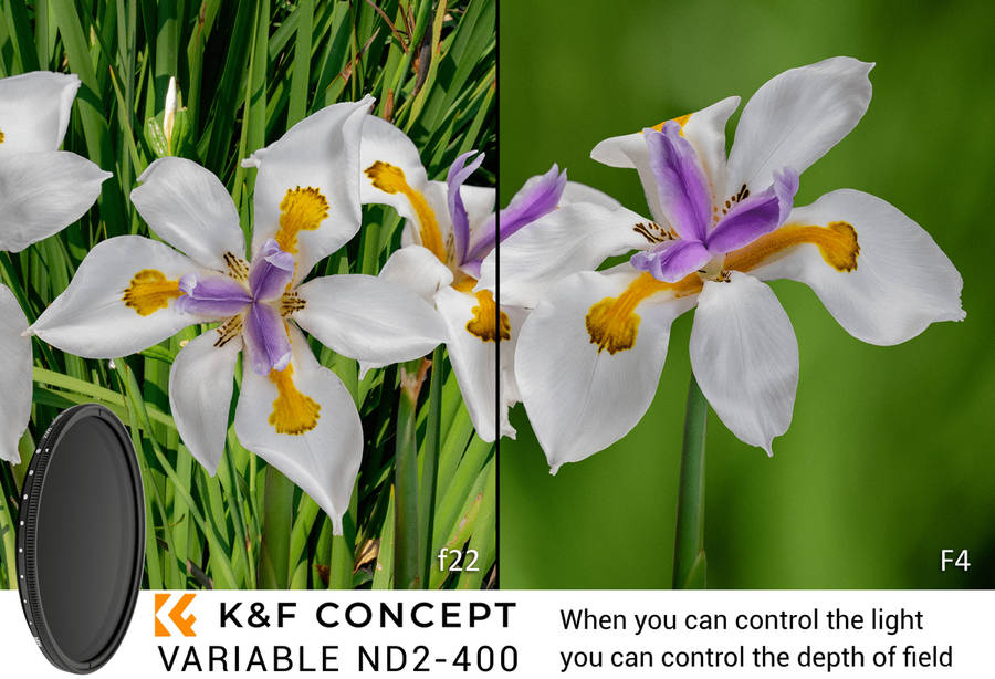 KF01.1406 | K&F 82mm Variable ND 2-ND400 Filter Classic Series