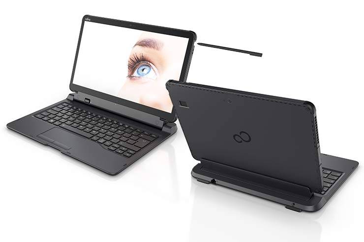 Fujitsu Q7312 - 2 in 1 Laptop - i5 12th Gen - 16GB - 256SSD - IRIS - Touch Screen & Pen - Excellent