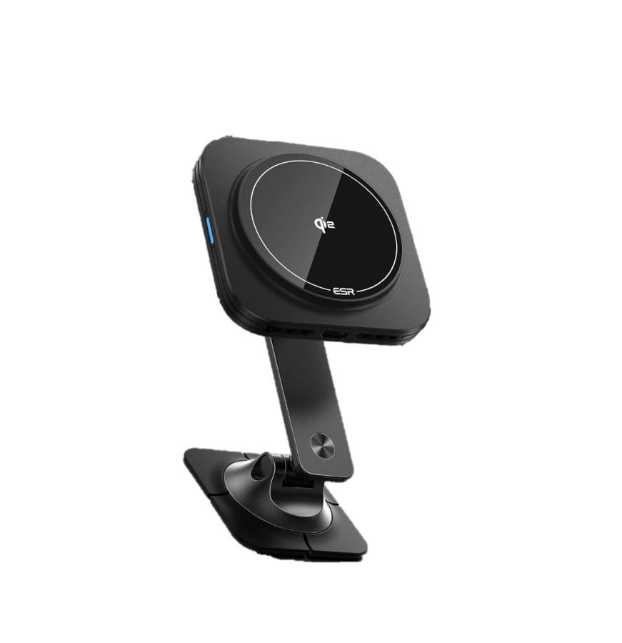 ESR Qi2 Wireless Adjustable Dashboard Car Charger - Black
