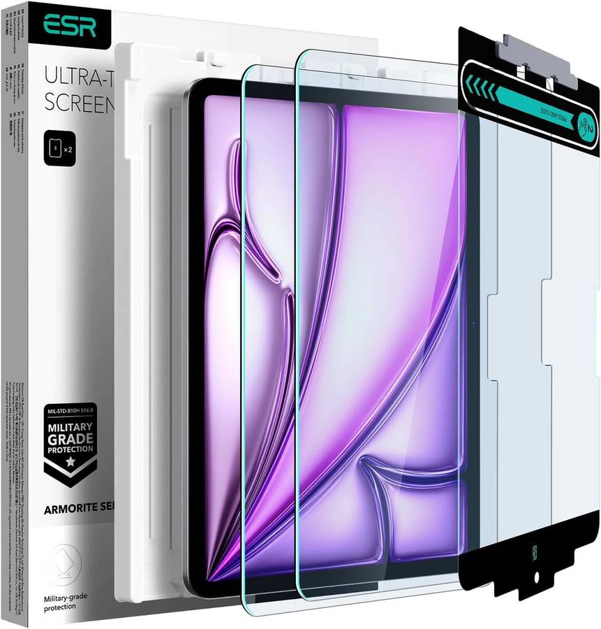 ESR Armorite Screen Protector for iPad Air 13 Inch M2 2024 - 2 Pack