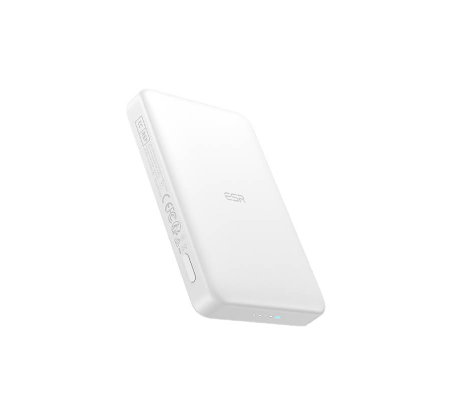 ESR Qi2 MagSlim Power Bank (10K) - 10 000 mAh - White