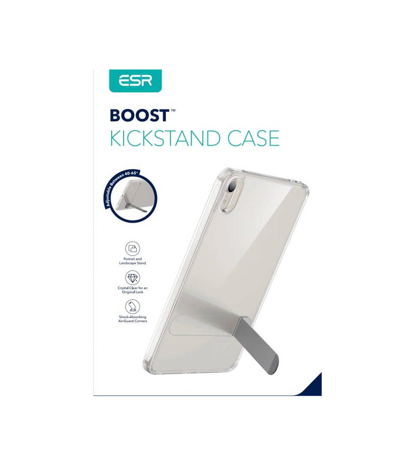 ESR Boost Kickstand Case Suitable for iPad Mini 7th/6th Generation Case - Clear
