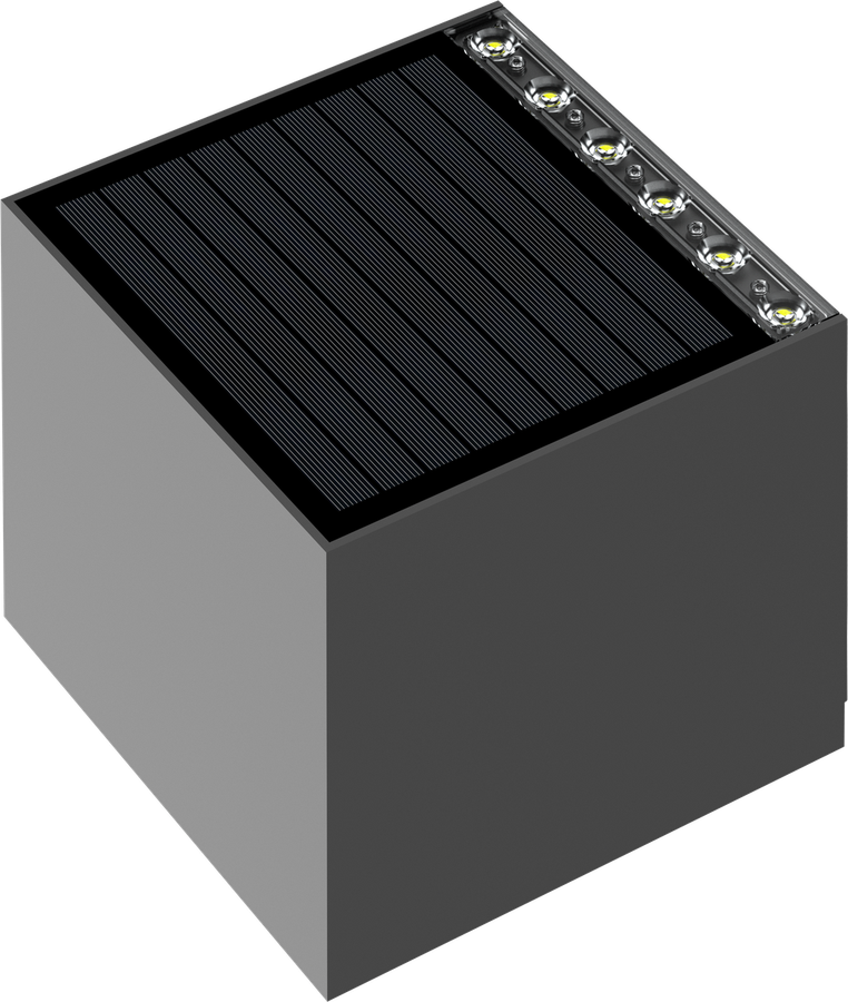 Luminar Lighting - Spectra Solo Ray Solar Wall Light