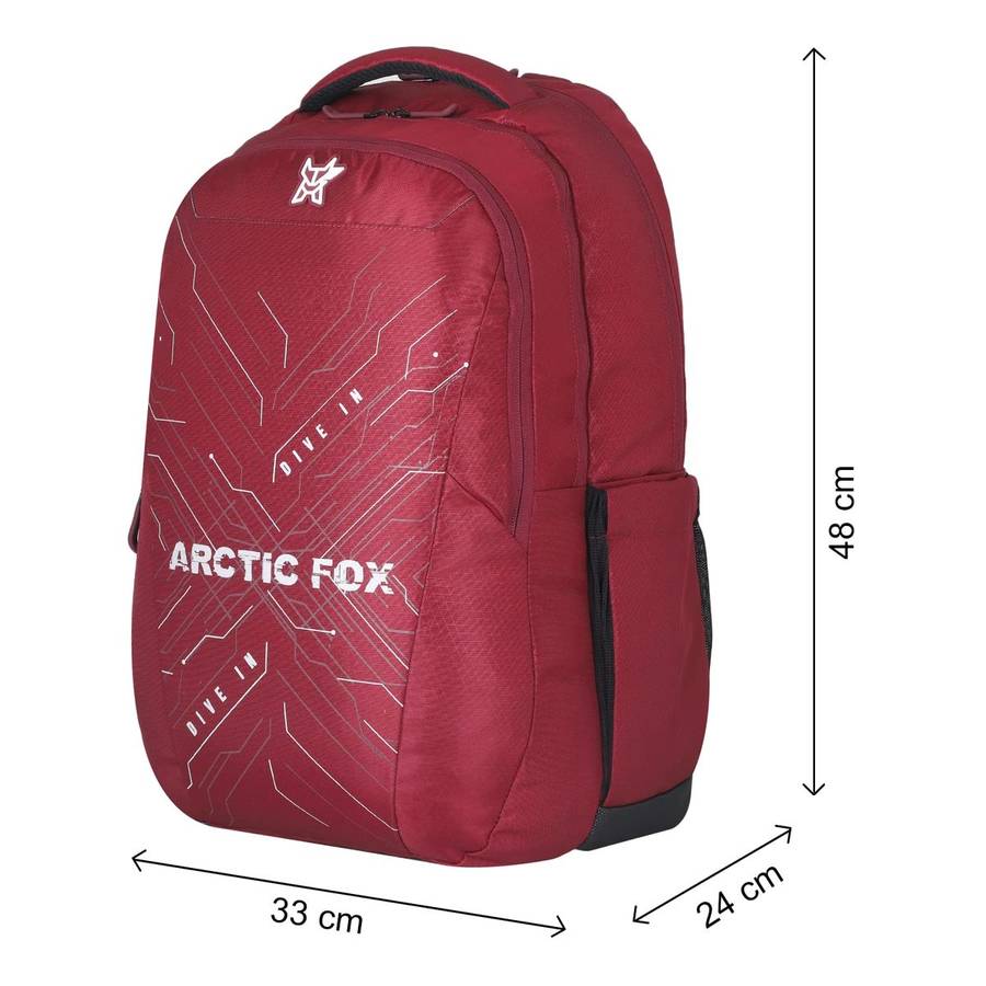 Arctic Fox Infinite 15.5 Inch Laptop Backpack - Red