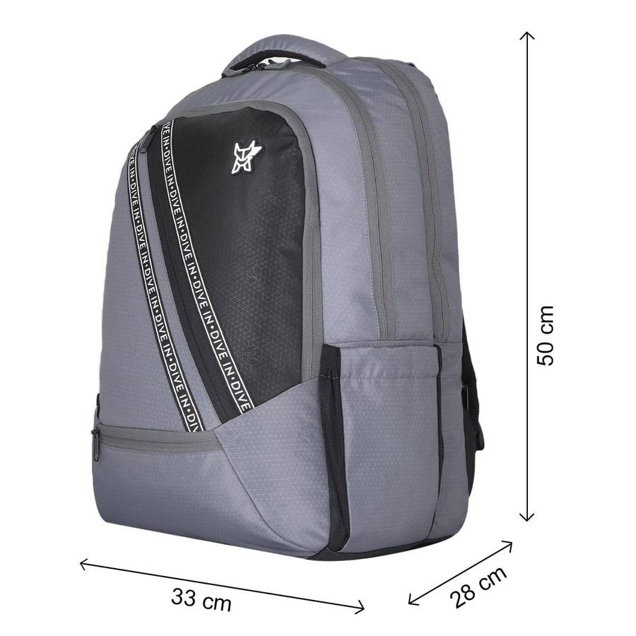 Arctic Fox Caution 15.5 Inch Laptop Backpack - Grey