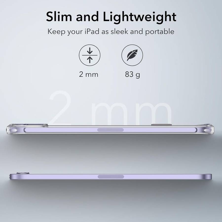 ESR Boost Kickstand Case Suitable for iPad Mini 7th/6th Generation Case - Clear