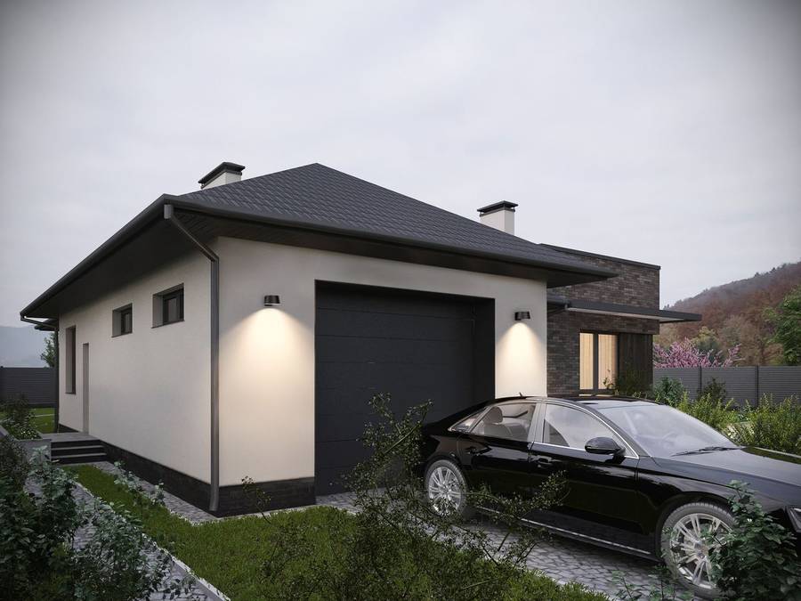 Luminar Lighting - Classic Ray - Solar Wall Light 1000LM
