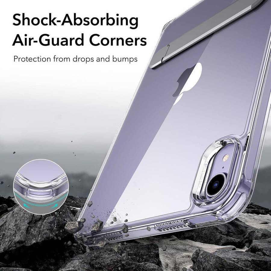 ESR Boost Kickstand Case Suitable for iPad Mini 7th/6th Generation Case - Clear