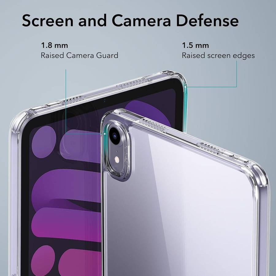 ESR Boost Kickstand Case Suitable for iPad Mini 7th/6th Generation Case - Clear