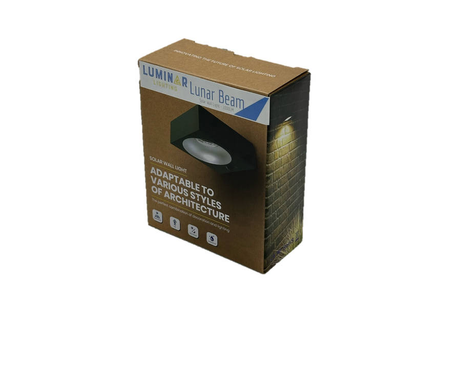 Luminar Lighting - Lunar Beam - Solar Wall Light 1000LM