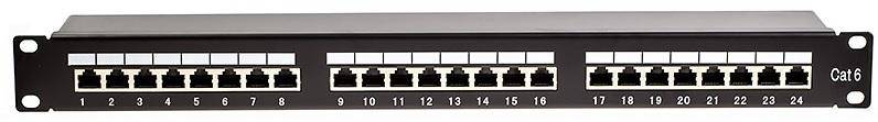 PATCH:CAT6 24 PORT POPULATED FTP