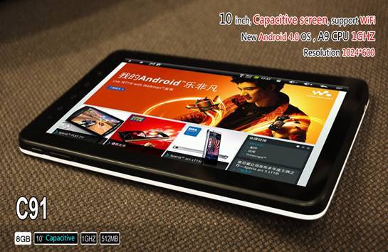 ZENITHINK C91 UPGRADE 10" ANDROID TAB