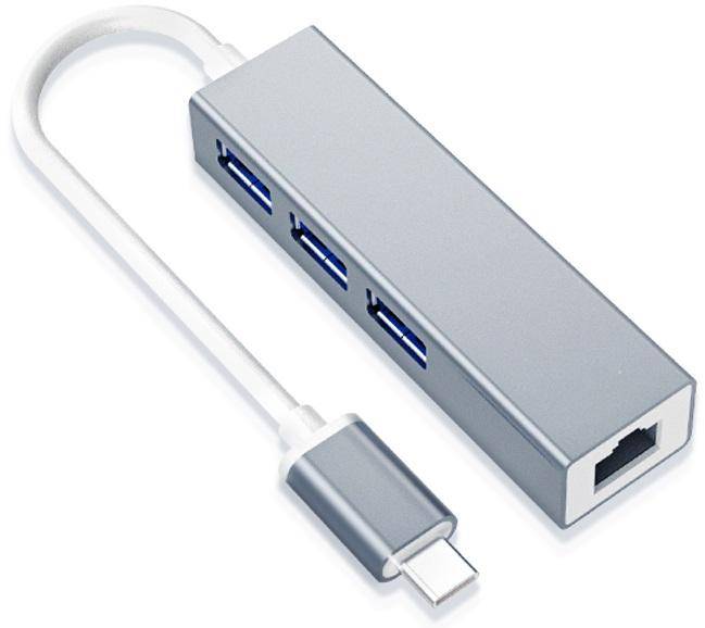 TYPE-C  TO 3 X USB3.0 + GIGLAN
