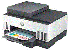 HP SMART TANK 750-PRINT, SCAN, COPY-UP TO: 15/9 PPM; AUTOMATIC DUPLEX; 250-SHEETS CLOSE TRAY; 100...