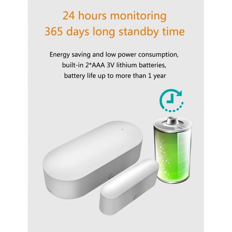 WI-FI Door Window Sensor - Smart Wifi Door Windows Sensor