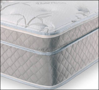 King size bed-Elegance euro top - Medium King base and mattress King 120-140 kgs
