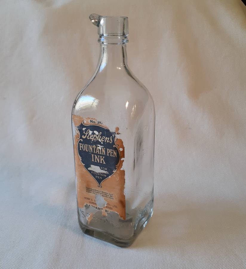 Vintage Stephens' Fountain Pen Ink Bottle