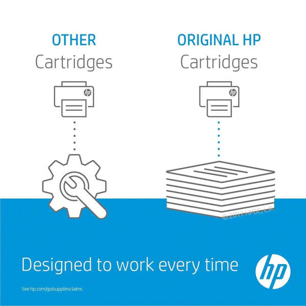 Original HP F6V25AE Black Ink Cartridge 652