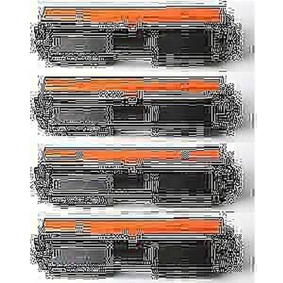 HP M203, MFP M 227 Fdw Compatible Black 4 Pack Toner Cartridges 30A/CF230A