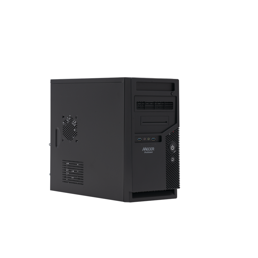 Mecer Xtreme Symphony TMD07 MIDI ATX Tower Case with 500W 80+ PSU  Black