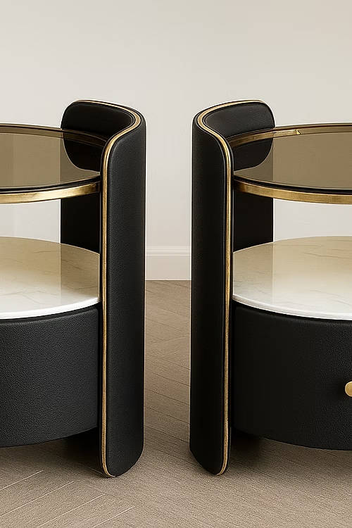 Velari Eclipse Nightstand Set of 2