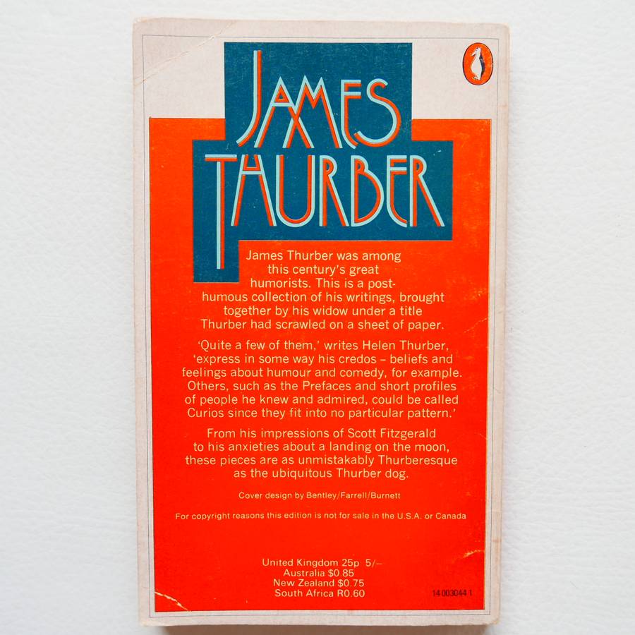 Credos and Curios by James Thurber