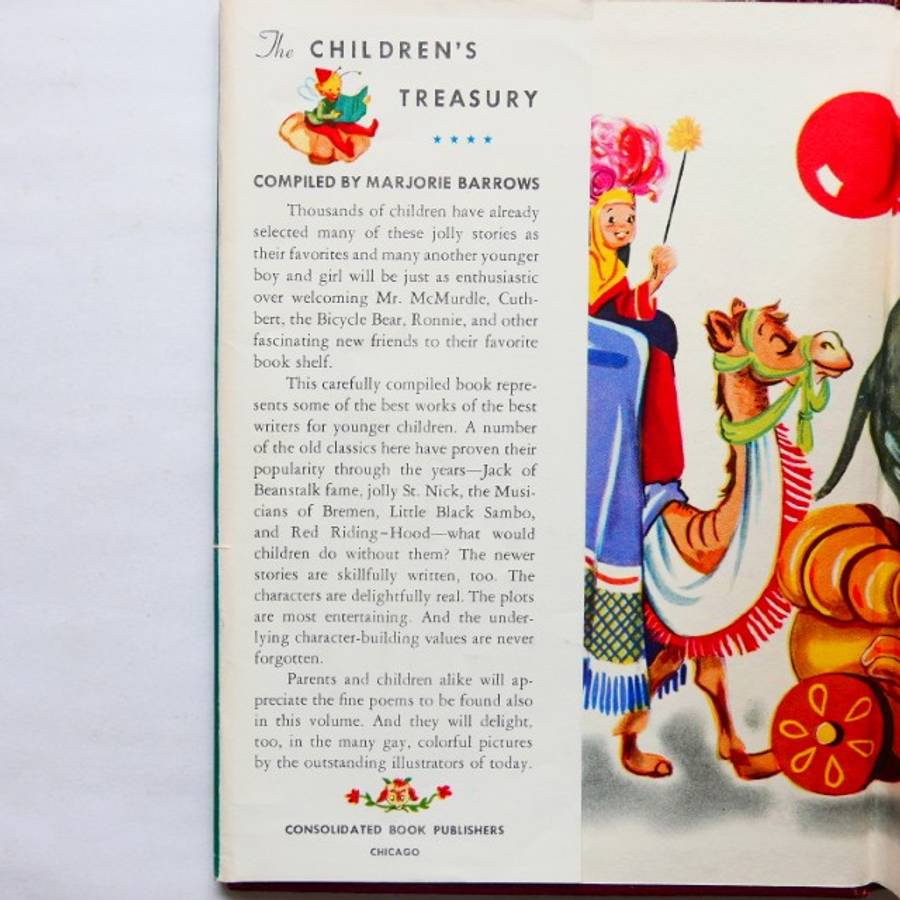 The Children's Treasury, A Book to Grow On - Compiled by Marjorie Barrows