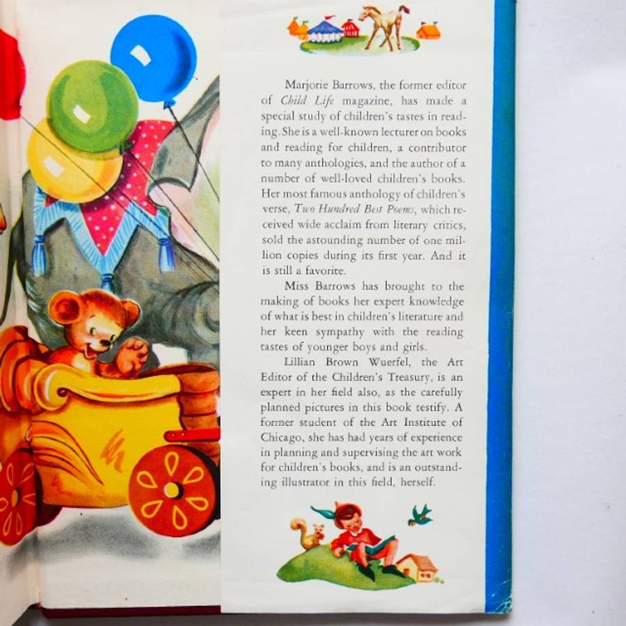 The Children's Treasury, A Book to Grow On - Compiled by Marjorie Barrows