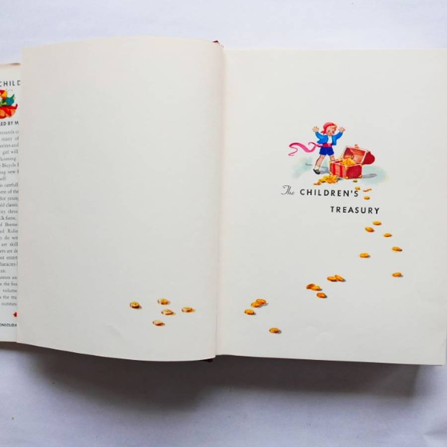 The Children's Treasury, A Book to Grow On - Compiled by Marjorie Barrows