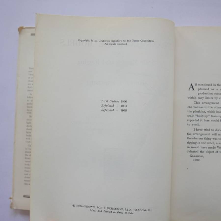 Plank-On-Frame Models and Scale Masting & Rigging : Volumes I & II by Harold A Underhill