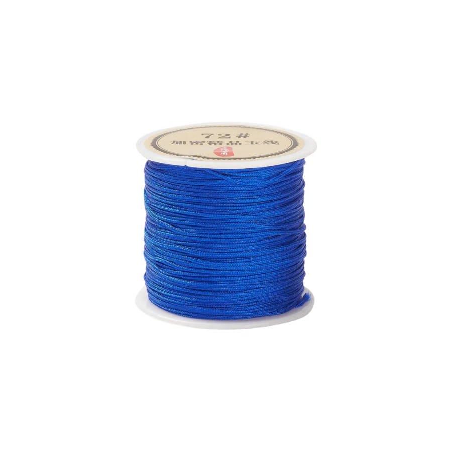 Blue Chinese Macrame Knotting Cord 0,5mm