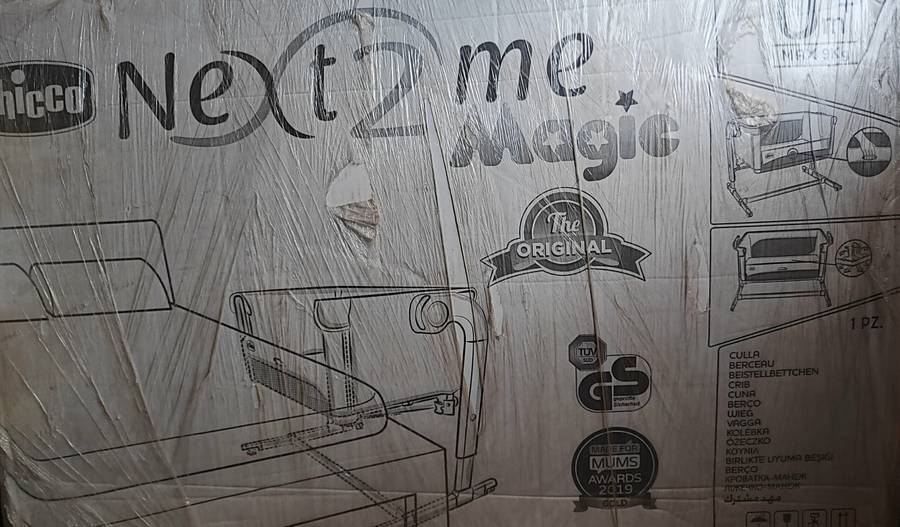 Chicco Next2Me Magic Moon Grey  - Open Box