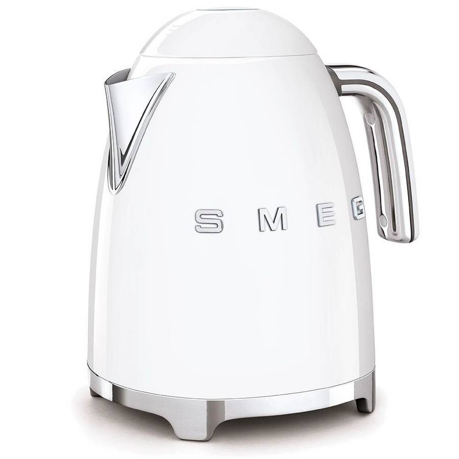 Smeg - 1.7 Litre 3D Logo Kettle - White - New Unsealed