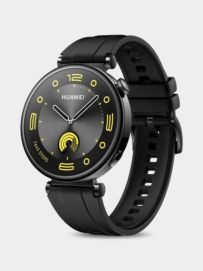 Huawei Watch GT 4 - 41MM Black Fluoroelastomer Strap Smart Watch