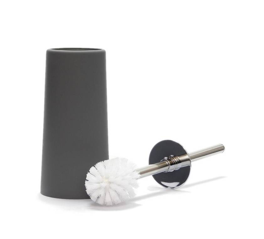 Toilet Brush and Holder Set - Black