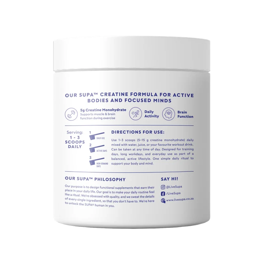 SupaRaw Creatine 450g