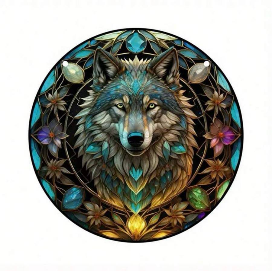 Wolf Window Decoration