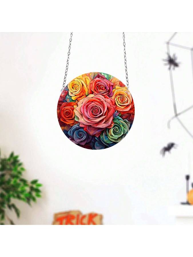 Multi-colored Rose Hanging Decoration