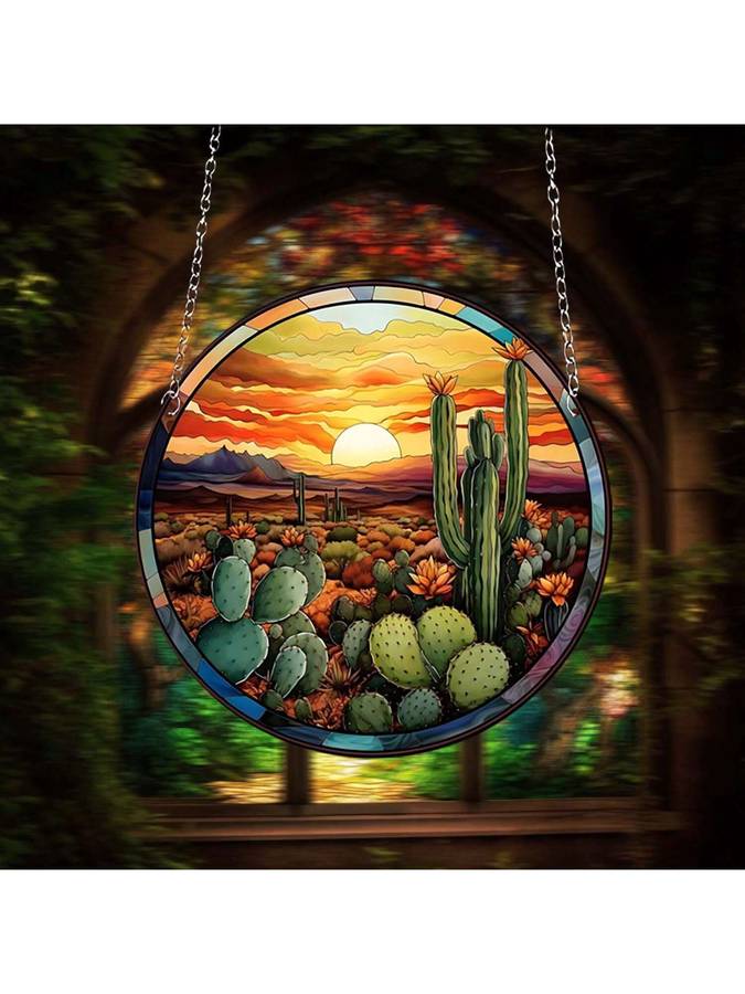 Desert Cactus Hanging Decoration