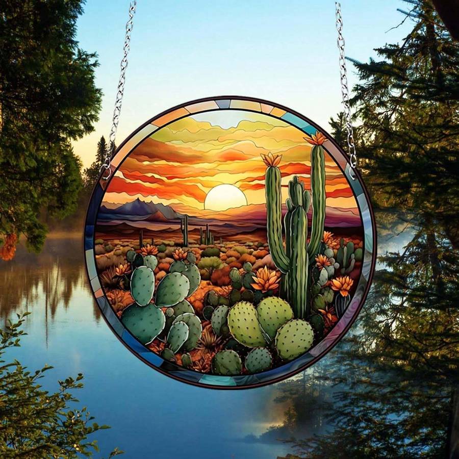 Desert Cactus Hanging Decoration