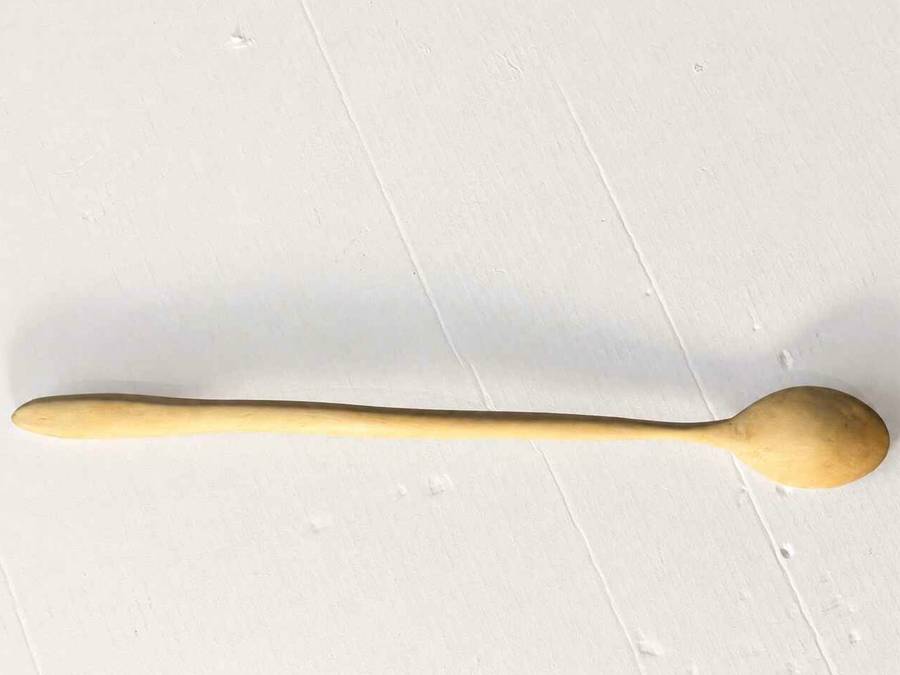 Hand carved Olive wood spoon 27,5cm
