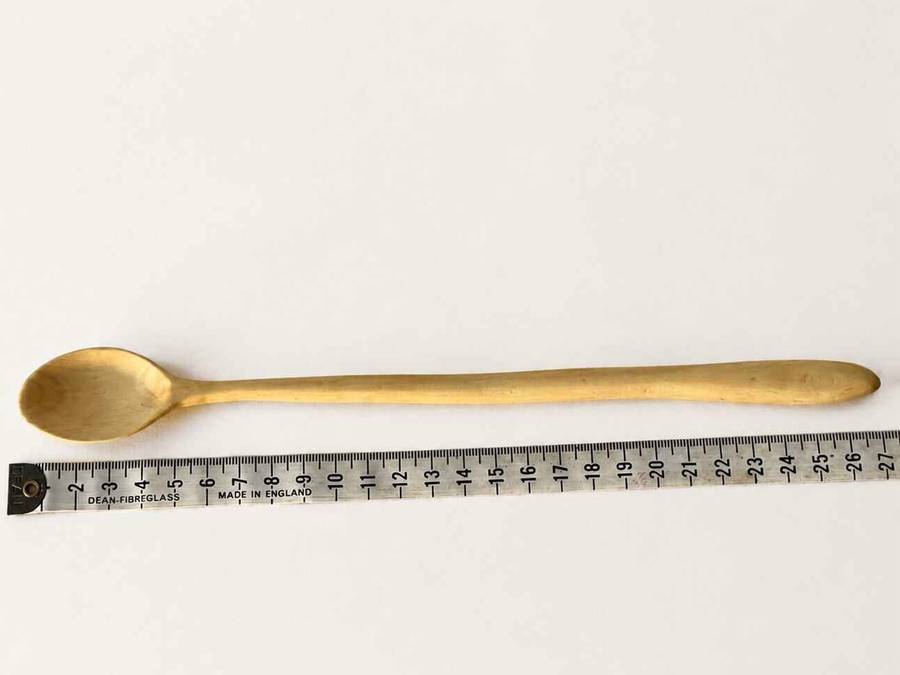 Hand carved Olive wood spoon 27,5cm