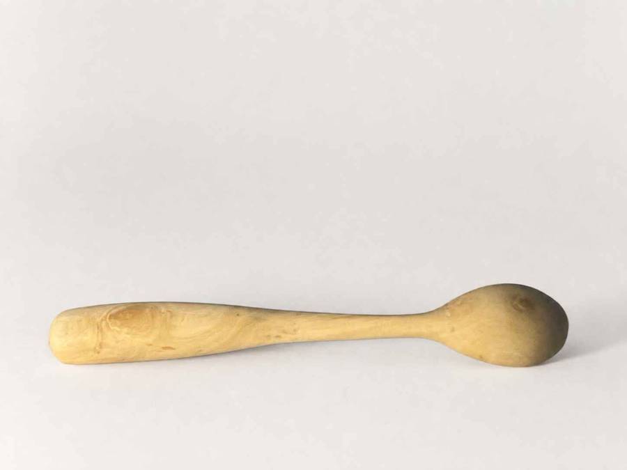 Hand carved Olive wood spoon 13.5cm