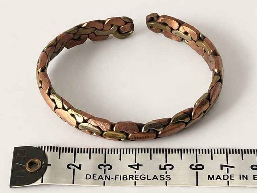 Plaited Copper Bangle