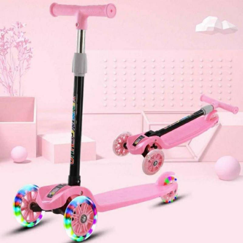 Folding Scooter - Blue