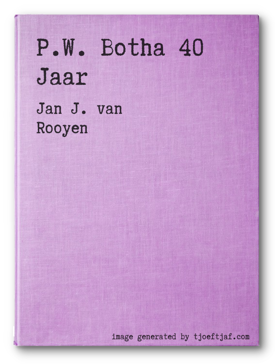 P.W. Botha 40 Jaar