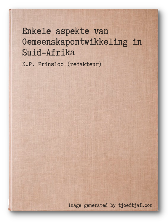 Enkele aspekte van Gemeenskapontwikkeling in Suid-Afrika