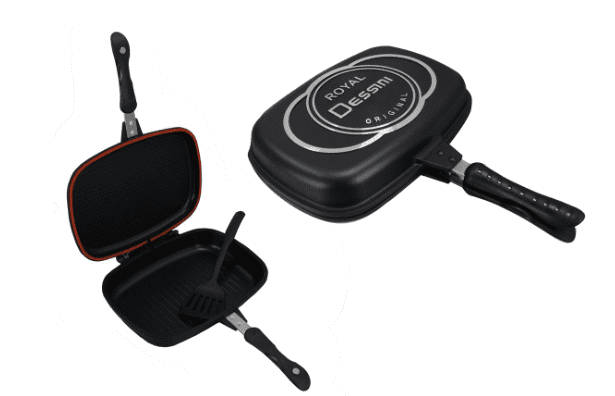 Dessini Die Cast Aluminum Non-Stick Cookware Set with Grill Pan - 23 Piece